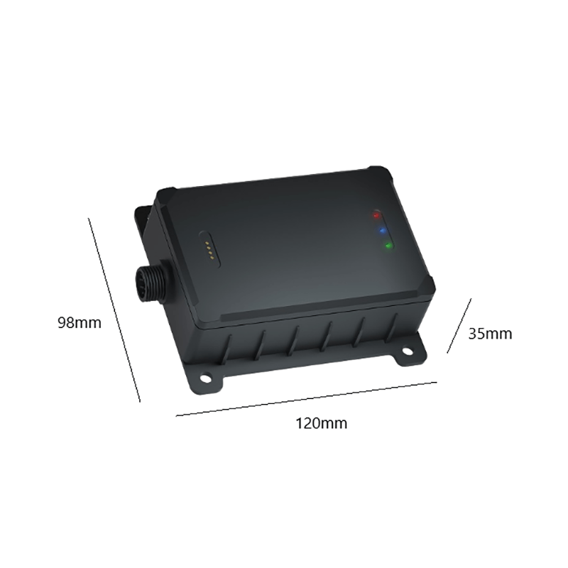 Asset Tracker with Built in Rechargeable 10000mAH Backup Battery and 4G Connectivity 235product size